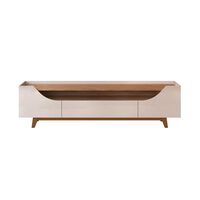 Rack TV Vekkahome Lotus Hasta 75"" Beige Café