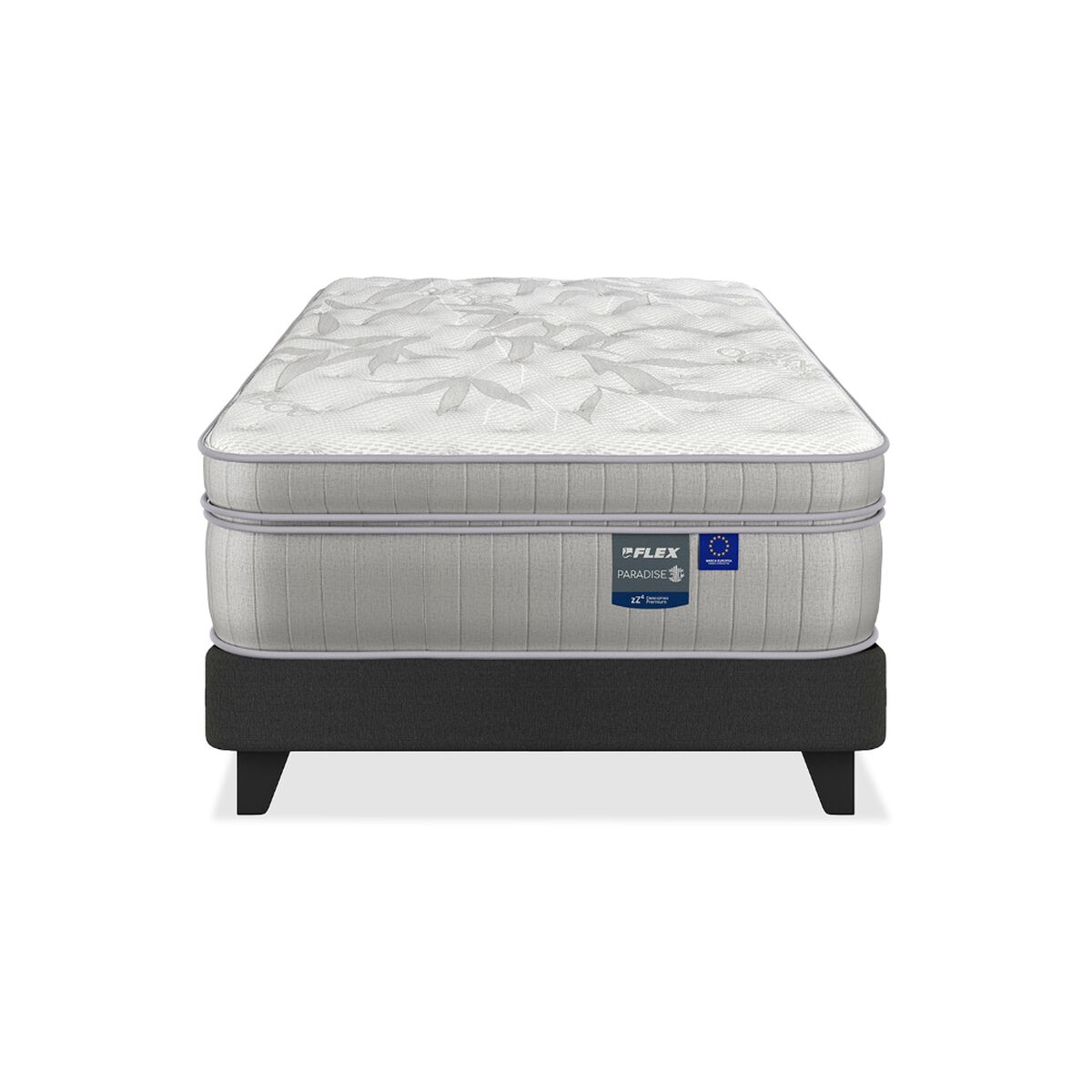 Cama Europea Flex 1,5 Plazas Paradise