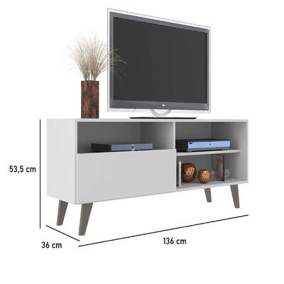 Imagen 2 del producto Rack TV Altavision Detroit Bco Hasta 55"" Blanco