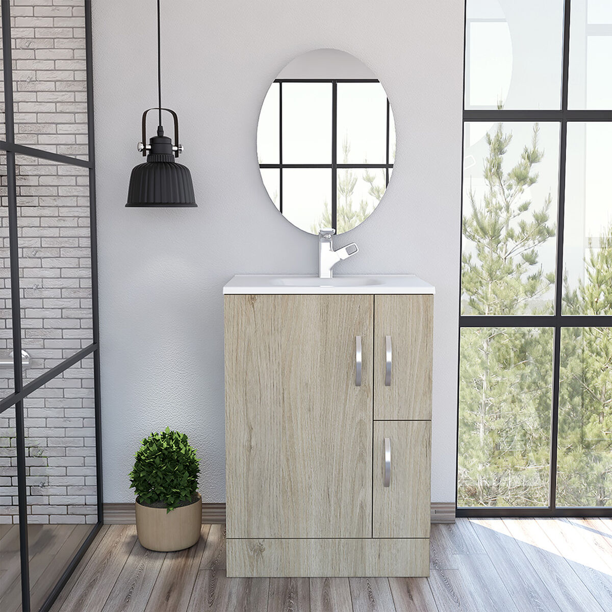 Mueble de Baño + Espejo TuHome Vanguard