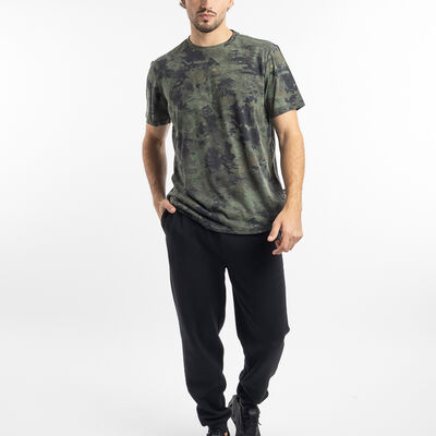 Polera Deportiva Manga Corta Hombre Black County