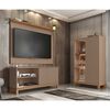 Set Panel + Rack 1.3 + Vitrina Decocasa Mondrian Gris