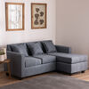 Seccional Muebles MPR Charlotte 4 Cuerpos Gris