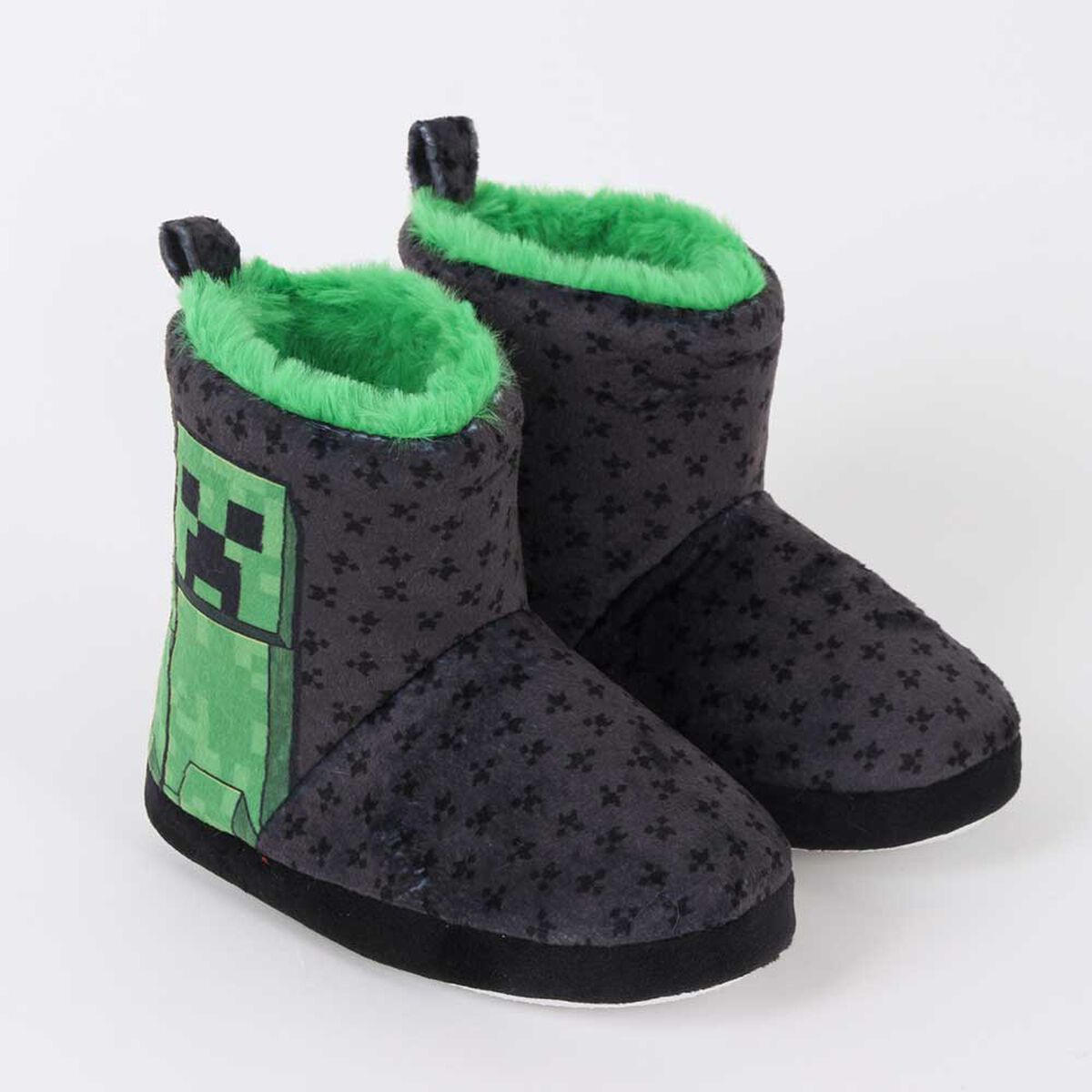 Pantufla Bota Personajes Ni&ntilde;o Minecraft