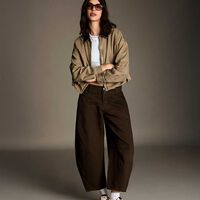 Jeans Mujer Icono Burdeo, Cafe