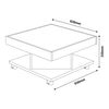 Mesa de Centro Exit Saara Cerezo Beige