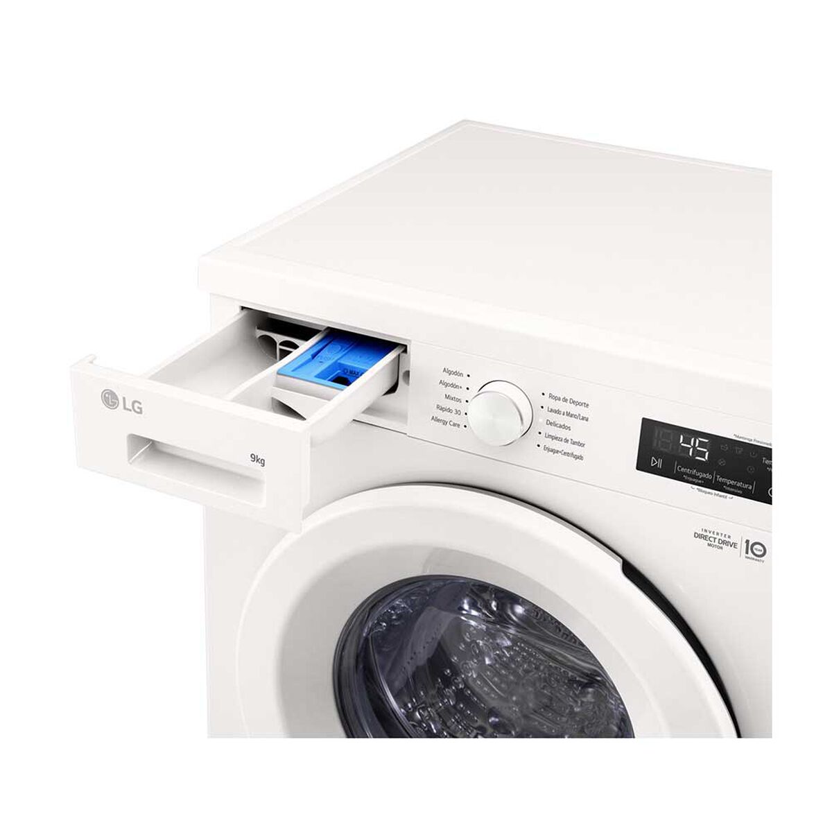 LG Lavadora WM9GWVFS6.AGWPECL 9 Kg Frontal Blanco
