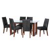 Juego de Comedor Latam Home Pamplona Salamanca 6 Sillas Velvet Verde