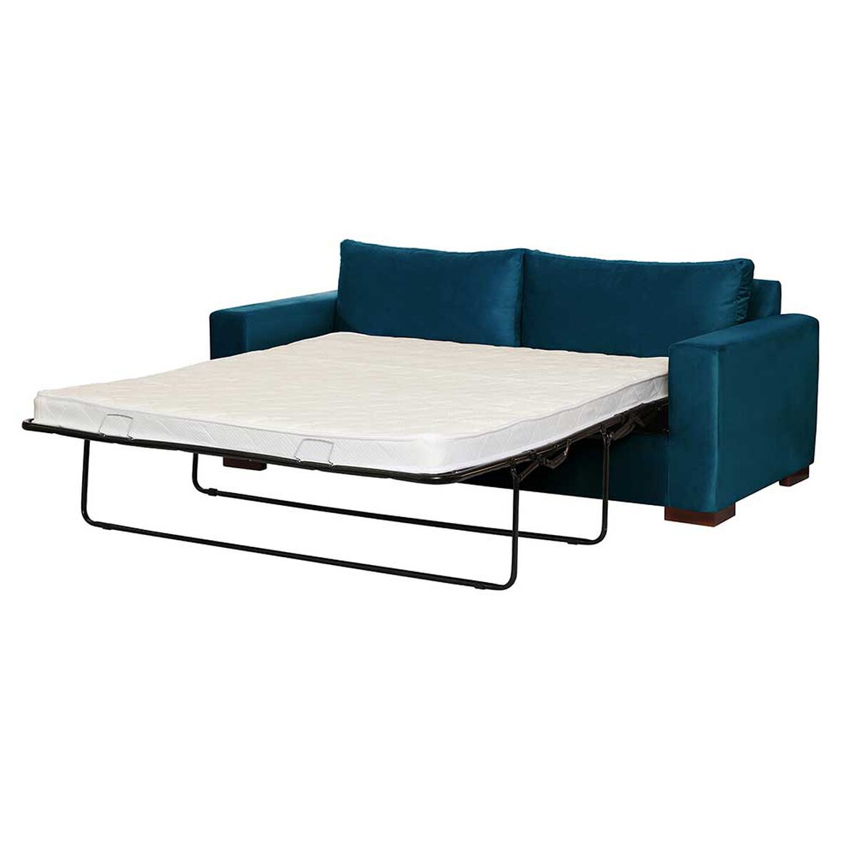 Sofá Cama Latam Home Livorno 3 Cuerpos Azul Petróleo