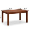 Juego de Comedor VekkaHome Italia 6 Sillas Chocolate