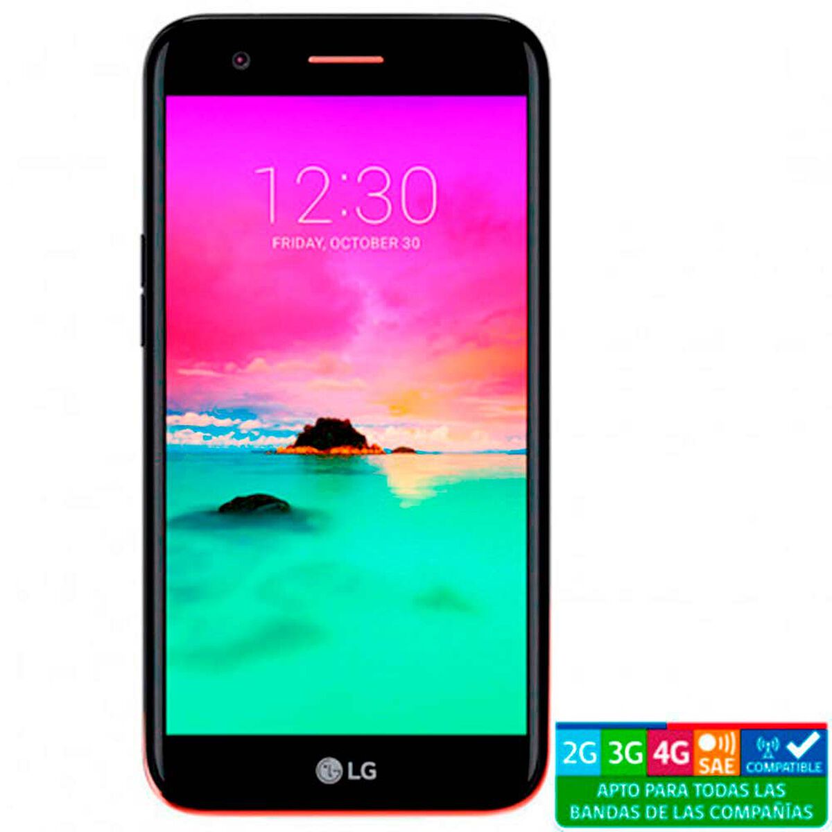 Celular LG K10 2017 5.3" Negro Entel