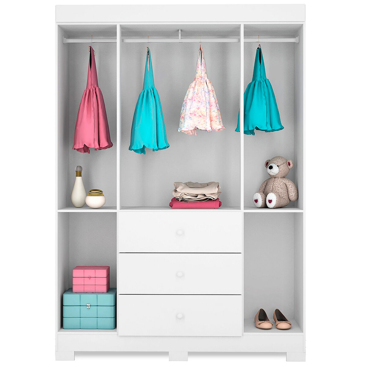 Ropero Infantil Onessta New Cristal