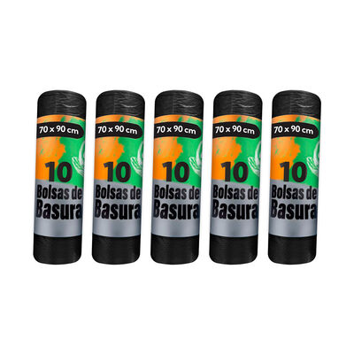 Imagen 2 del producto Bolsas de Basura 50 Unidades 70 Litros 70x90 Cm Pro Outdoor