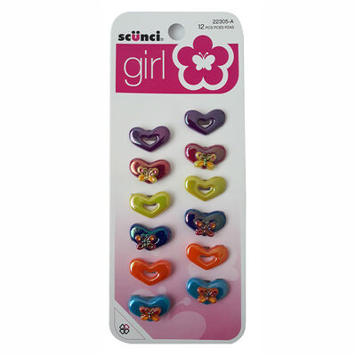 Set Trabas a Presión Niña Corazón, 12 Piezas