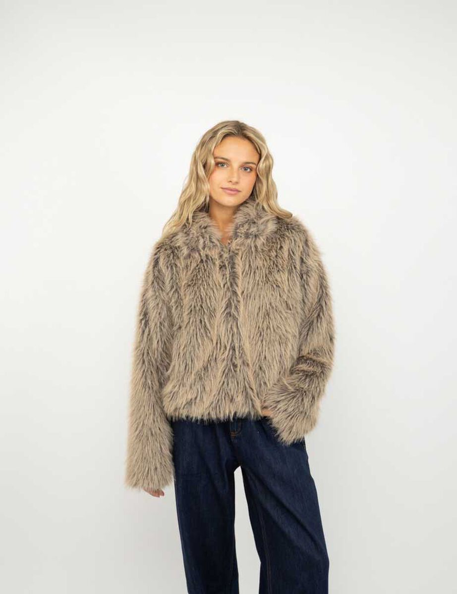 Chaqueta Peluda Mujer Icono