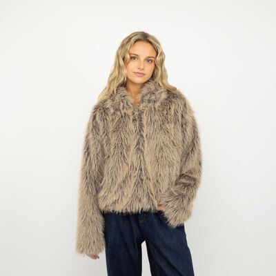 Chaqueta Peluda Mujer Icono