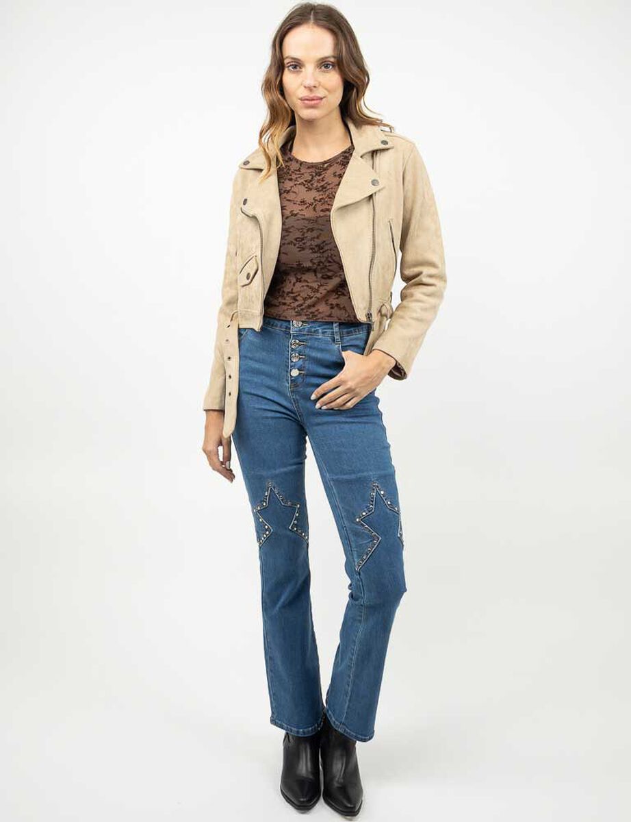 Chaqueta Biker Mujer Soviet