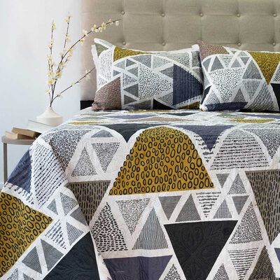 Quilt Doral 2 Plazas Hotpress Origins D7 Estampado