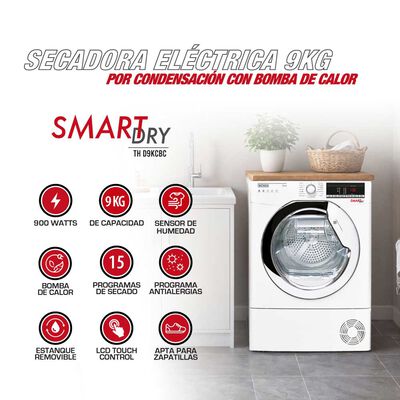 Imagen 2 del producto Secadora de Ropa Thomas TH-D9KCBC 9 kg. Condensación con Bomba Calor