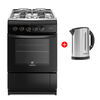 Combo Cocina a Gas Mademsa MV120 4 Quemadores + Hervidor Eléctrico Somela HE1200 1,8 lts.