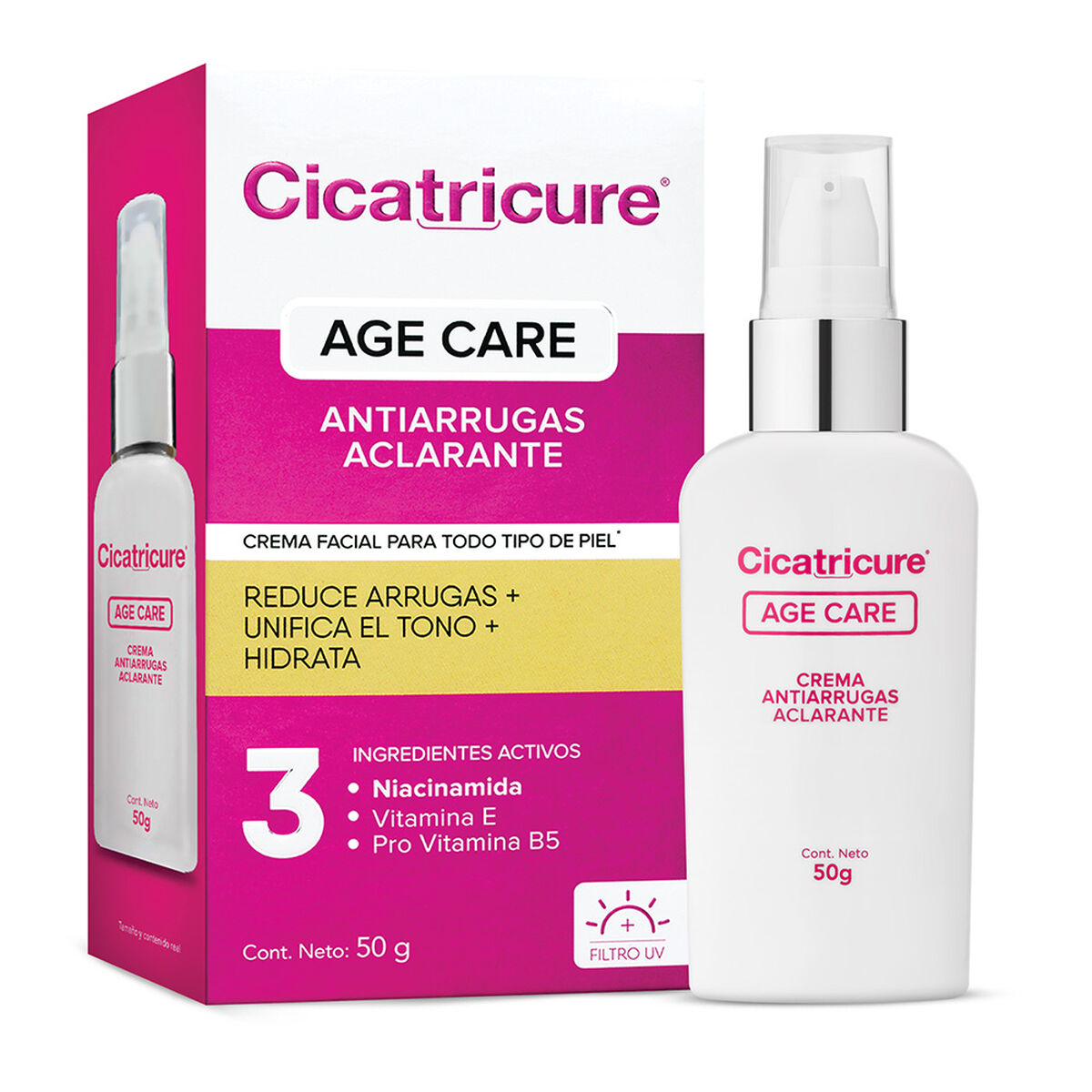 Cicatricure Crema Antimanchas + Age Care Aclarante 50 g /u
