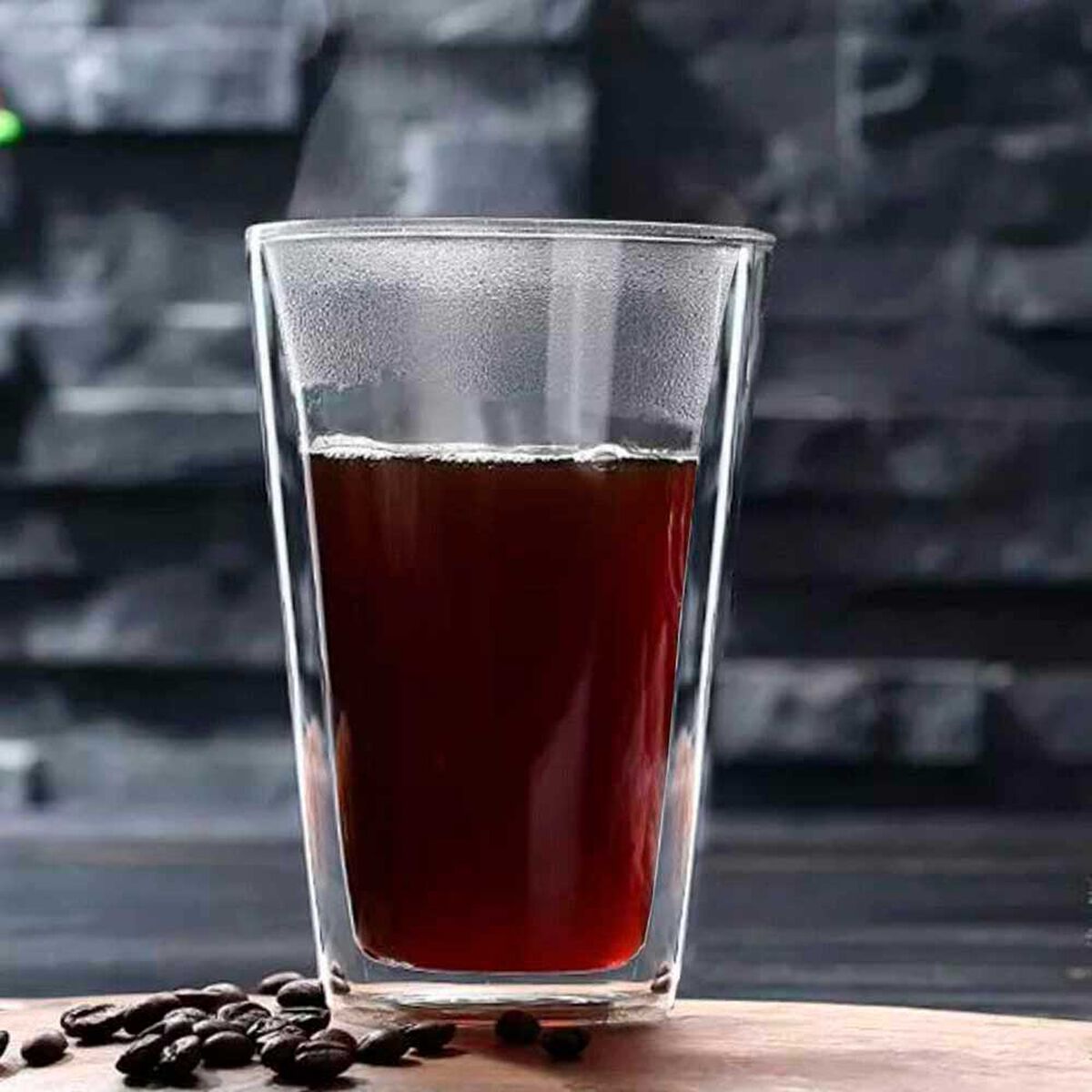 Set 2 Vasos Vidrio Doble Pared Simplit 400 ml