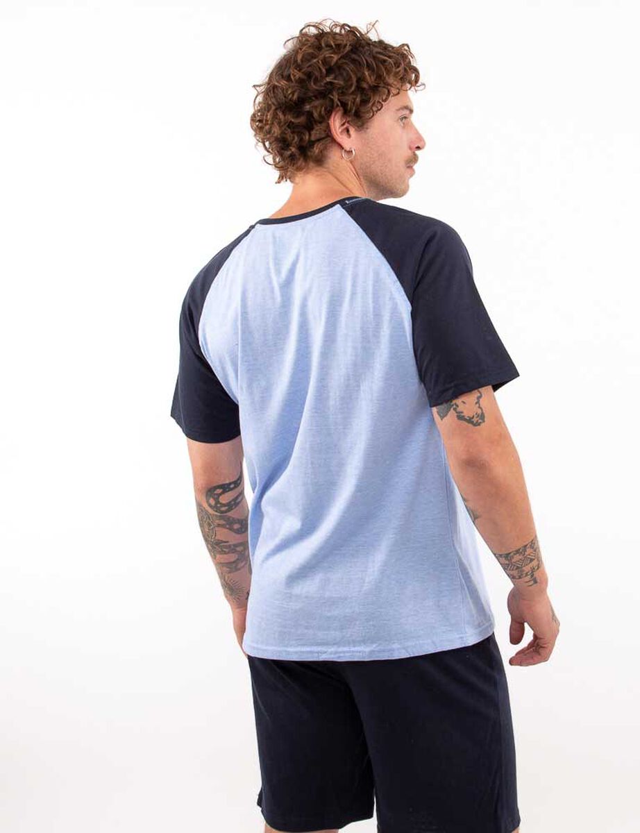 Pijama Corta Manga Corta Hombre Top