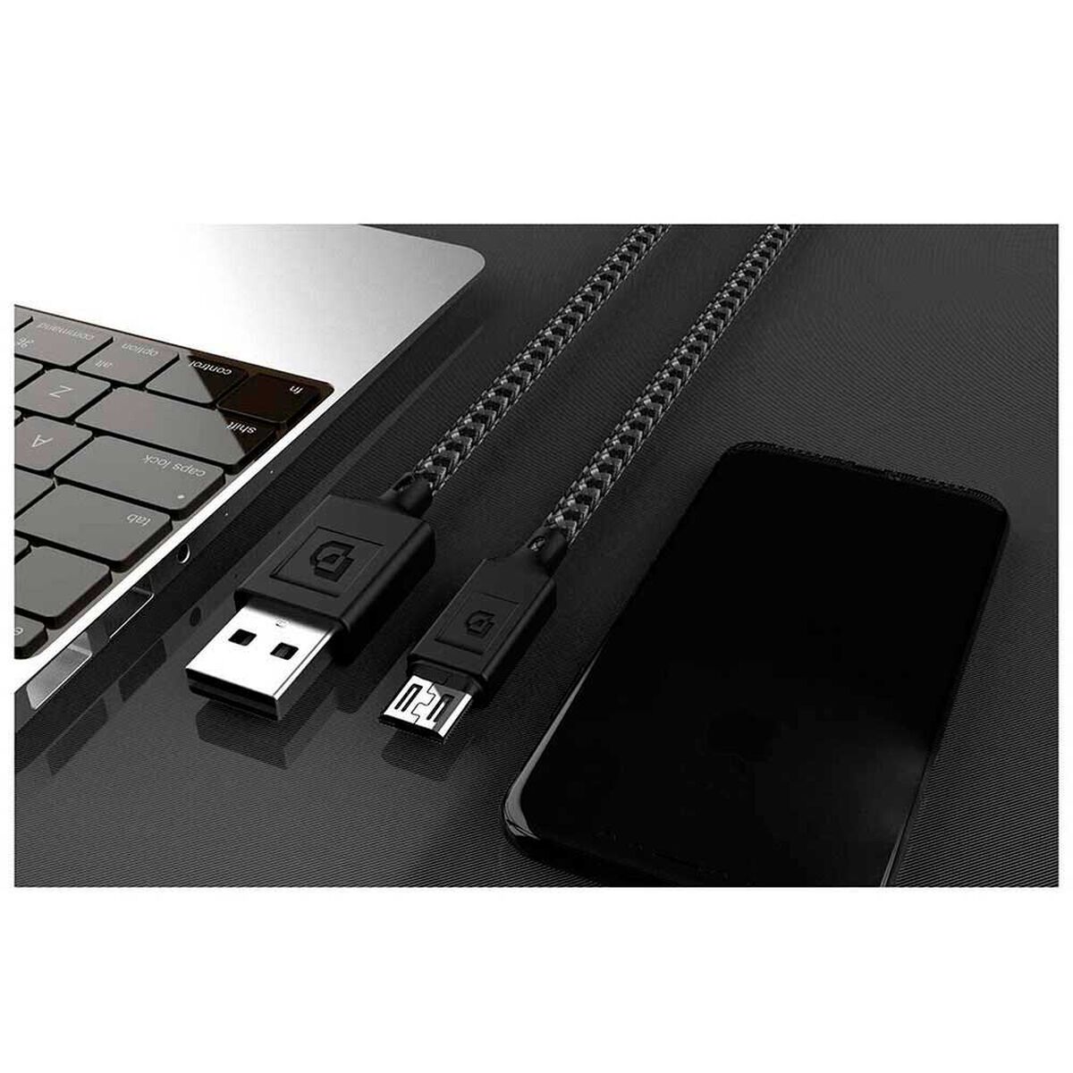 Cable Micro USB a Tipo-A Dusted Negro