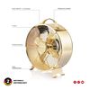Ventilador de Mesa Thomas TH-08DM Gold