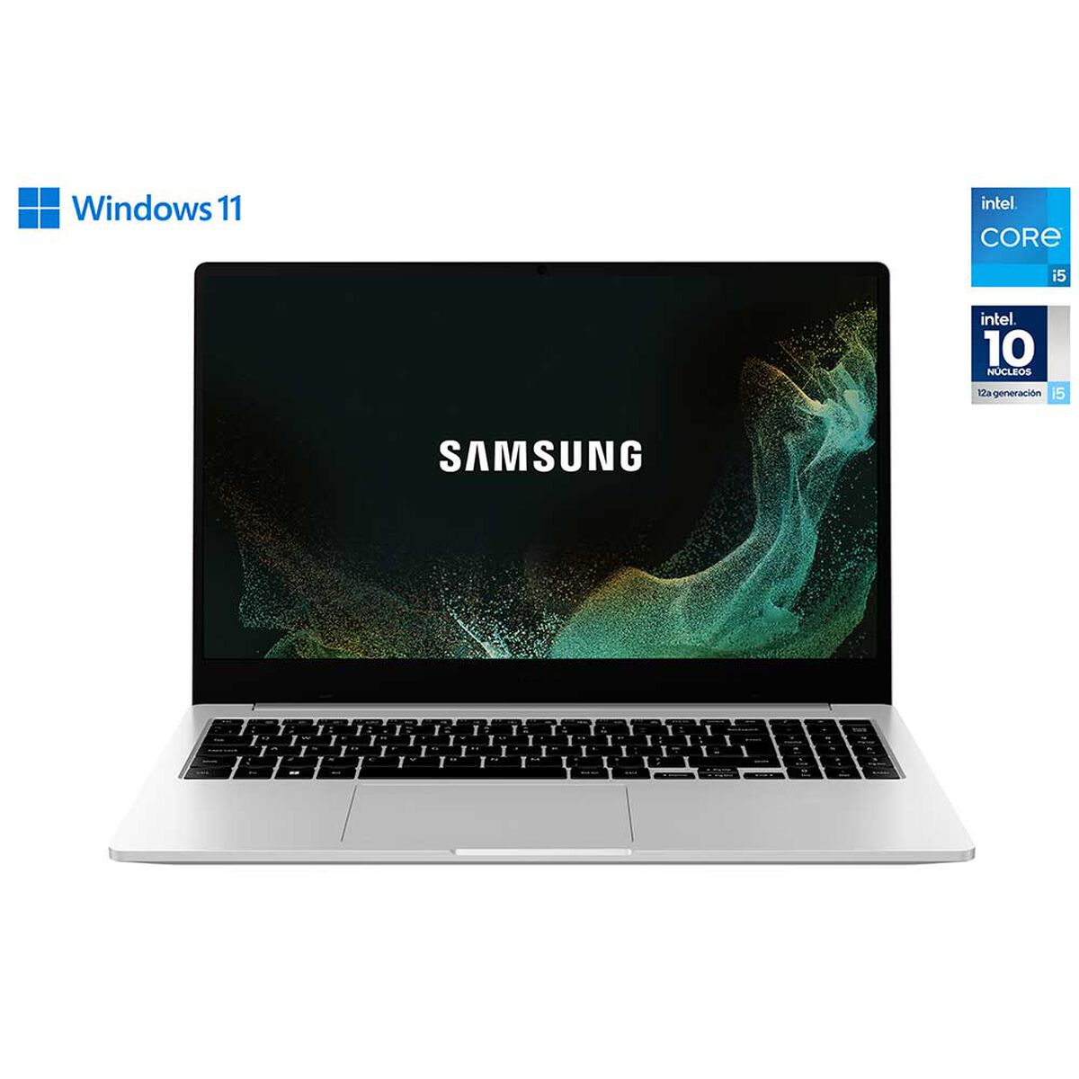 Notebook Samsung Galaxy Book2 Core i5 8GB 512GB SSD 15,6" Silver