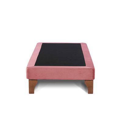 Base Europea Dividida Latam Home 1 Plaza Zen Tela Velvet Rosa