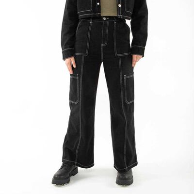 Pantalón Algodón Niña Mila Negro