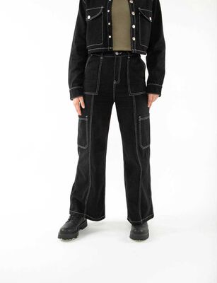 Imagen 1 del producto Pantalón Algodón Niña Mila Negro