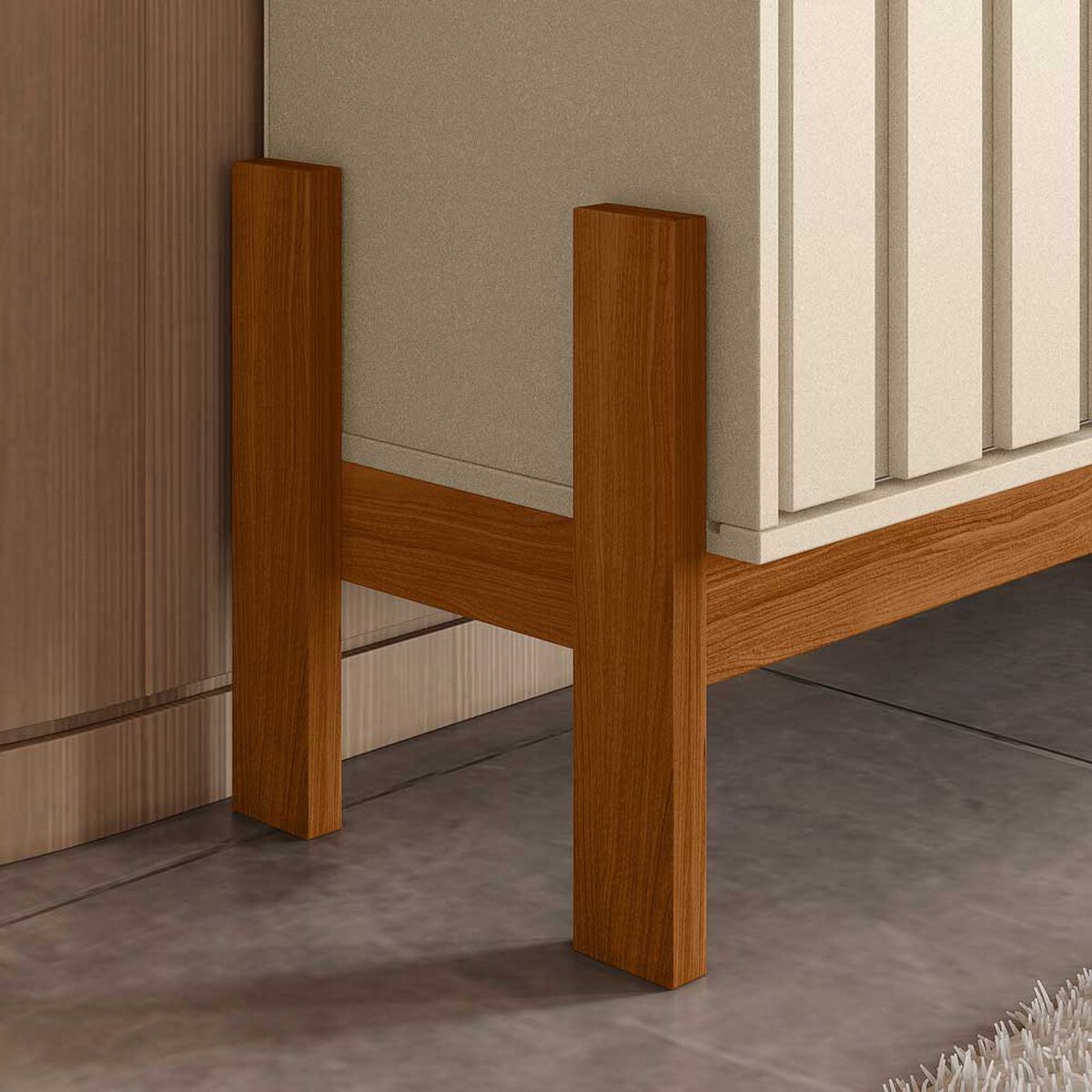 Rack TV Exit Aurora Hasta 75" Blanco