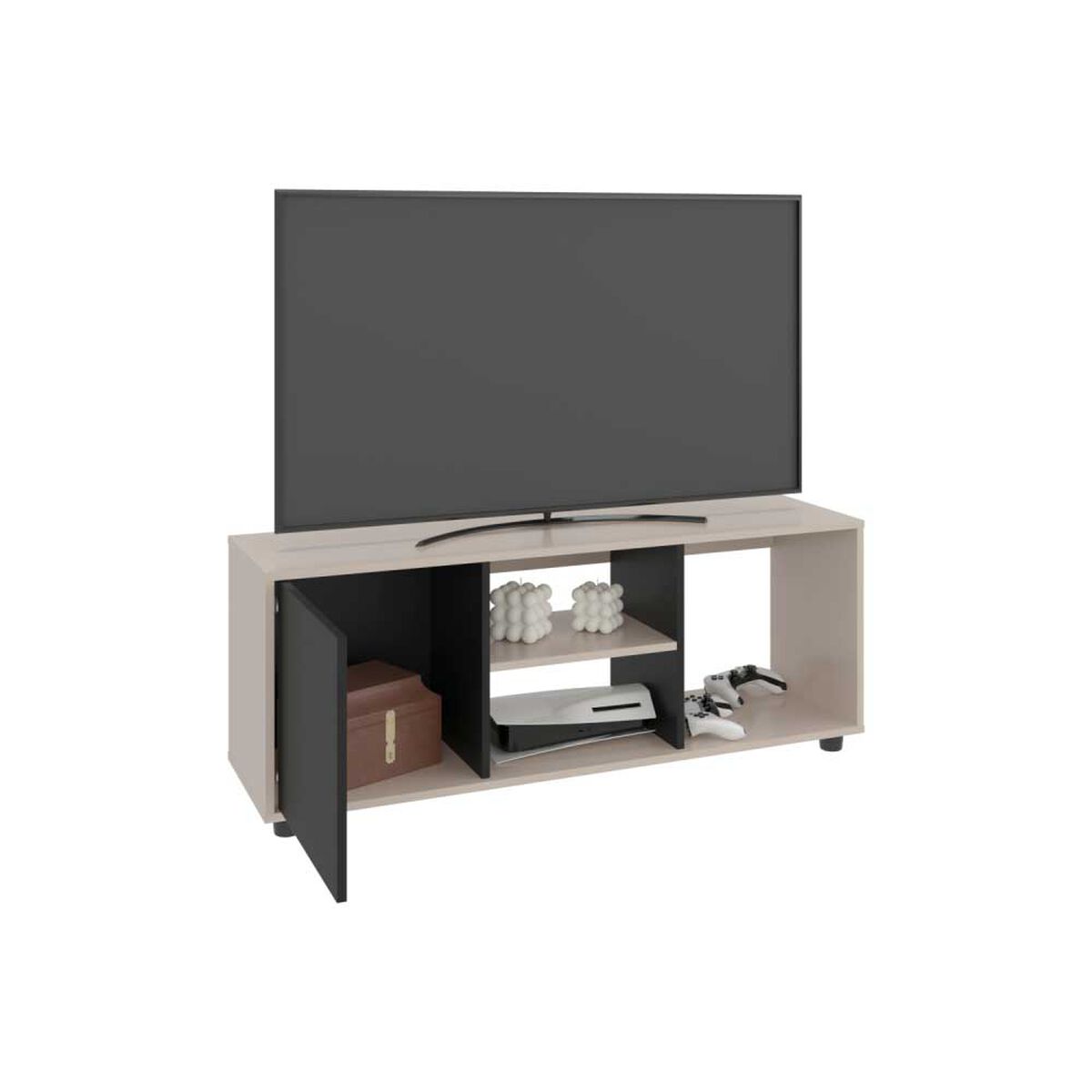 RACK TV 50" ADEL 120,3X34,9X46,7 CAPRI Y WENGUE