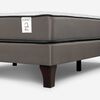 Cama Europea Rosen 2 Plazas New Style 2 Plus + Respaldo + 2 Veladores Lucio