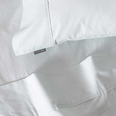 Imagen 2 del producto Juego de Sábanas SoHome 180 Hilos 1,5 Plazas Liso Celeste