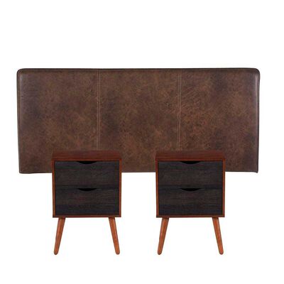 Imagen 1 del producto Respaldo King + 2 Veladores CIC Baker