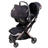Coche Travel System Eva Black Champagne/ Cabriofix I-Size Maxi Cosi