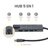 Adaptador Multipuerto Levo Hub 5 en 1