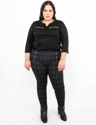 Imagen 2 del producto Leggins Mujer Extralindas Color-2, Marengo, Negro