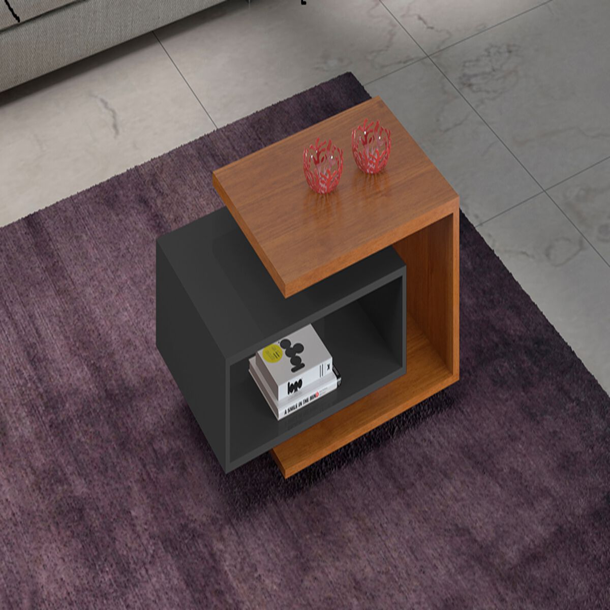Mesa Centro Di Poretti Diva Gris
