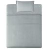 Juego de Sábanas Illusions 1,5 Plazas Broderie Gris