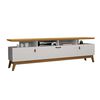Rack TV Casanova Absolut Hasta 70" Blanco Off White
