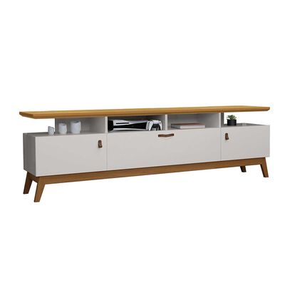 Rack TV Casanova Absolut Hasta 70" Blanco Off White