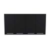 Mueble Superior de Cocina Tuhome Bazagli 4 Puertas Wengue
