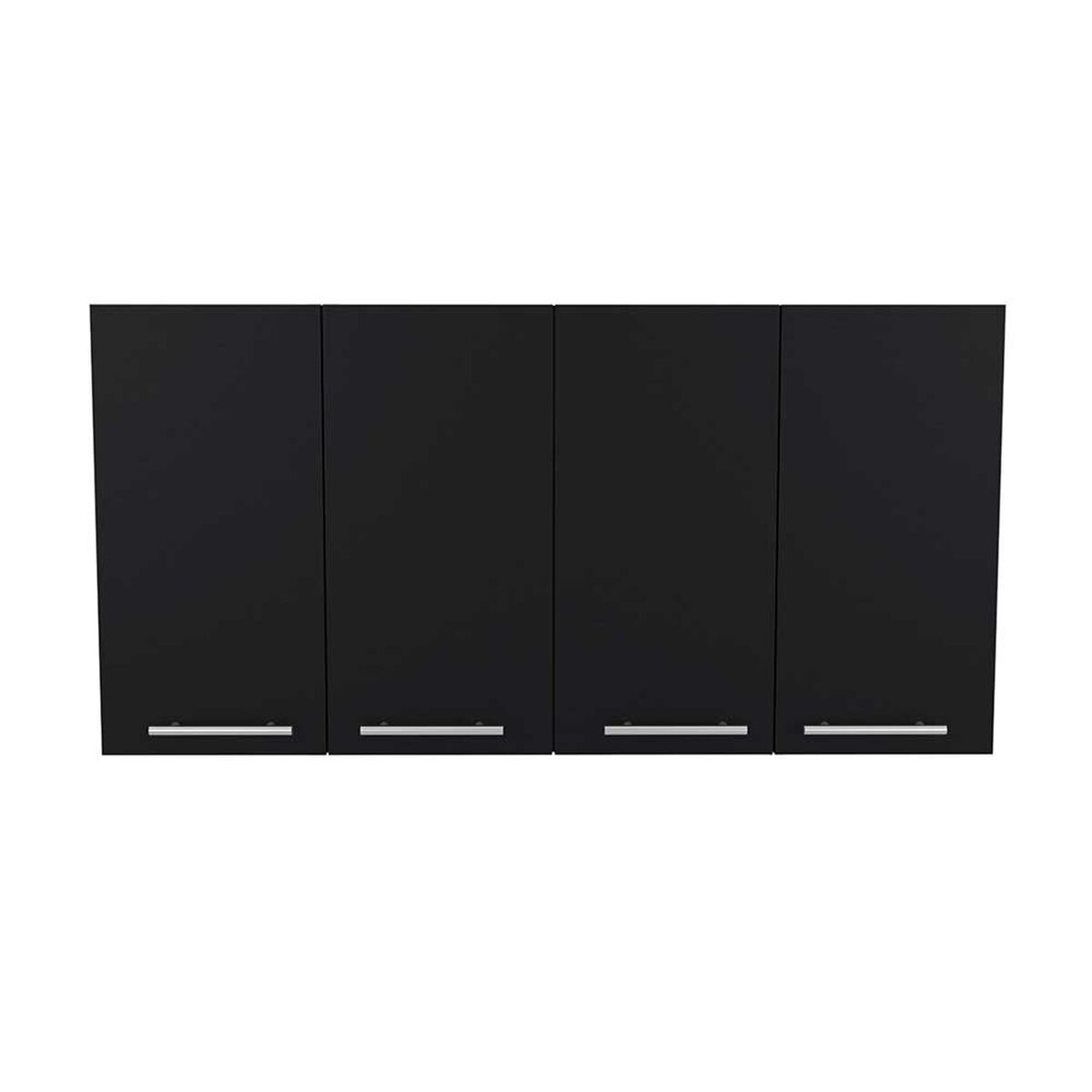 Mueble Superior de Cocina Tuhome Bazagli 4 Puertas Wengue