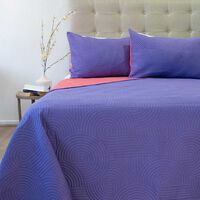 Quilt Doral King Morado Coral Origins