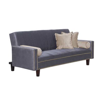 Imagen 2 del producto Futón Black Factory Vanguardia 3 Cuerpos Gris Beige