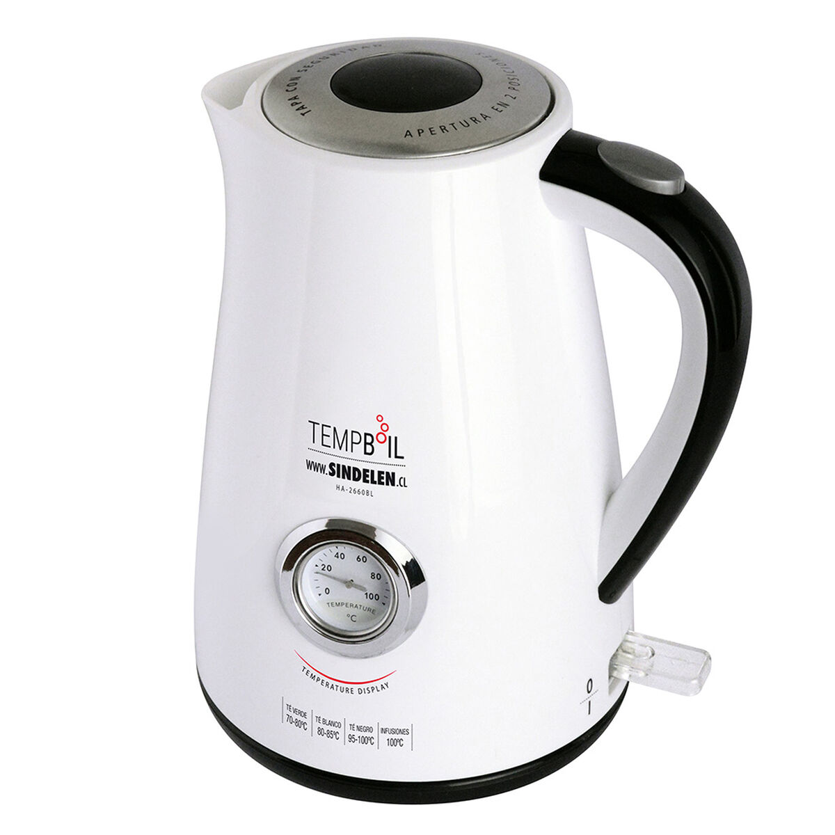 Hervidor Eléctrico Sindelen HA-2660BL 1,7 lts.